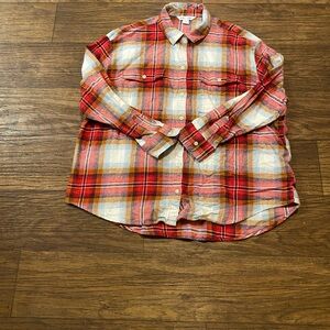 Old Navy the boyfriend shirt‎ flannel
